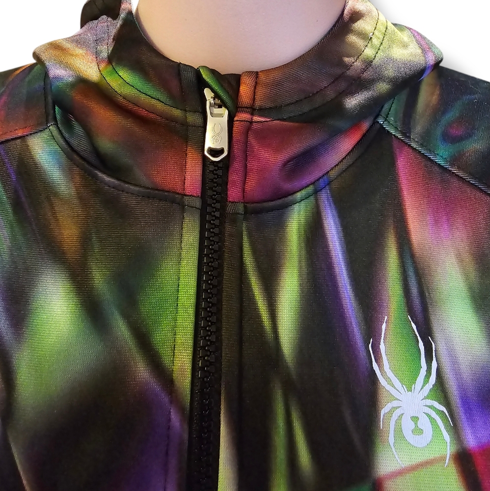 SPYDER Youth Multicolored Ryze Spectra Fleece Hooded Jacket Unisex XL (18) - Picture 11 of 16